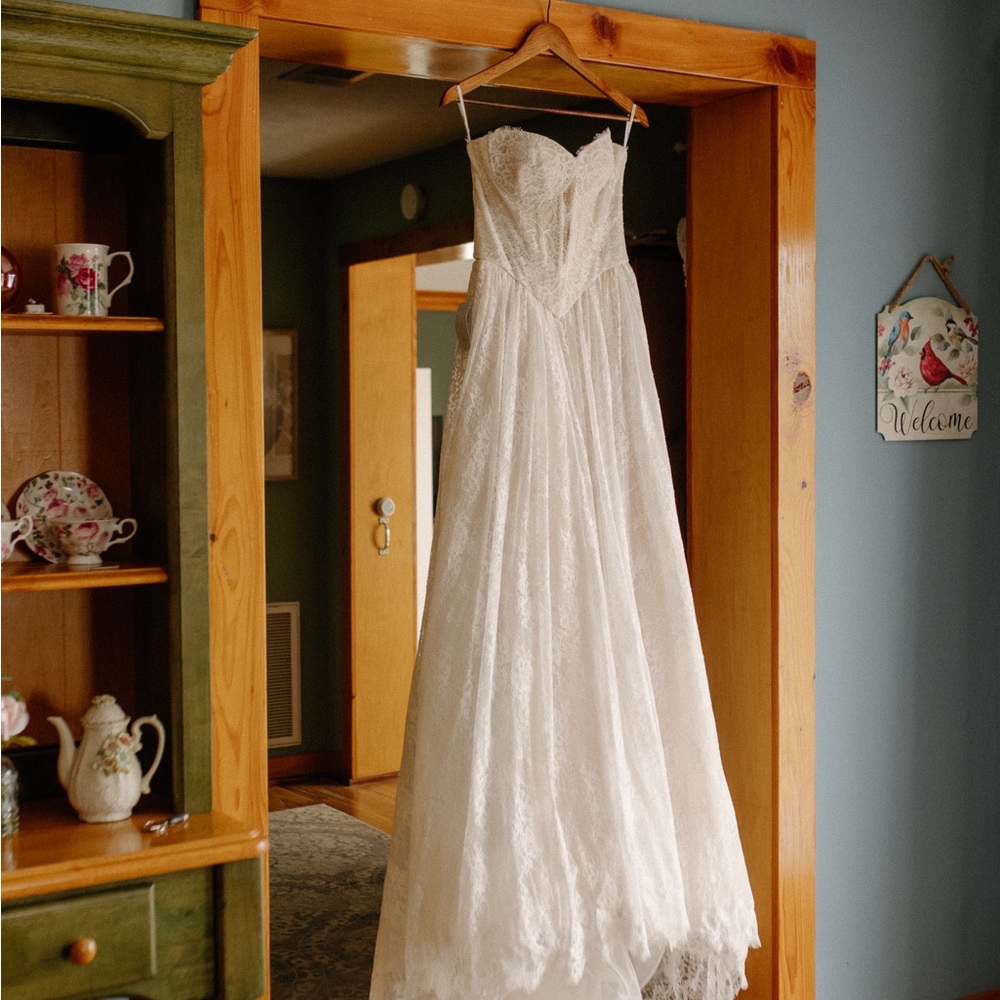 Wtoo by Watters Charlotte Anthropology Wedding Dress - Picture 3 of 13